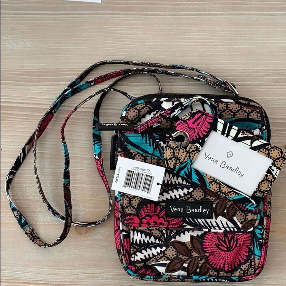 NWOT Vera Bradley Crossbody & NWT Luggage Tag - Picture 1 of 8